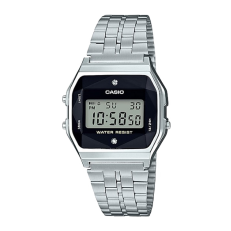 Đồng hồ CASIO A159WAD-1DF Nữ 36.8 x 33.2mm, Pin ( Quartz) Thép không gỉ
