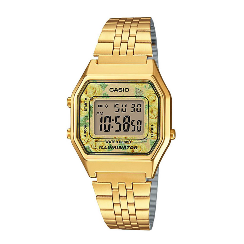Đồng hồ CASIO LA680WGA-9CDF Nữ 33.5 x 28.6mm, Pin ( Quartz) Thép không gỉ, mạ PVD