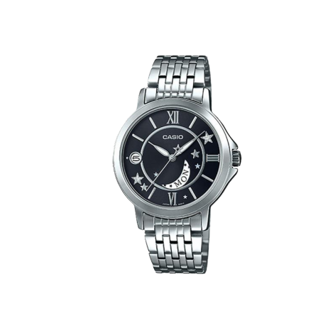 Đồng hồ CASIO LTP-E122D-1ADF Nữ 34.5mm, Pin ( Quartz) Thép không gỉ