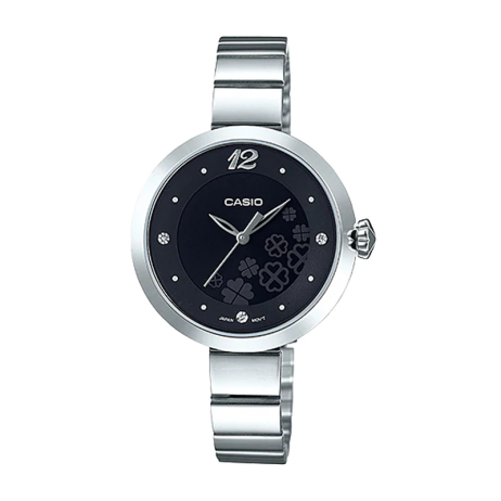 Đồng hồ CASIO LTP-E154D-1ADF Nữ 31.5mm, Pin ( Quartz) Thép không gỉ