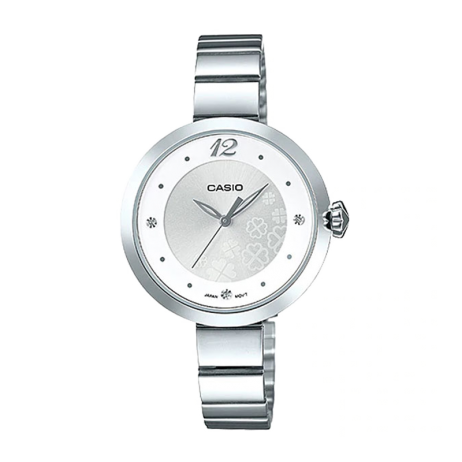 Đồng hồ CASIO LTP-E154D-7ADF Nữ 31.5mm, Pin ( Quartz) Thép không gỉ