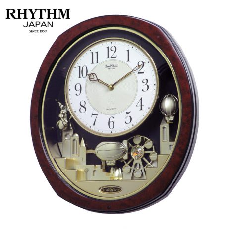 Đồng hồ quả lắc RHYTHM CMJ562NR06 - Đồng hồ treo tường đẹp tại HCM