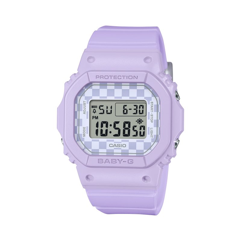 CASIO BGD-565GS-6DR Quartz (Pin) ,Dây Nhựa cao cấp, Mặt kính khoáng