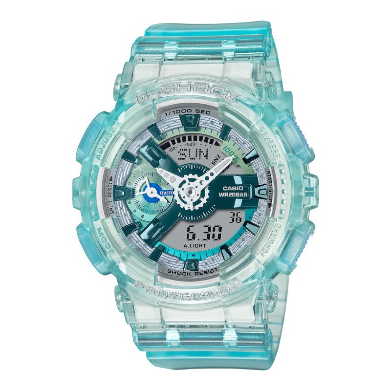 CASIO GMA-S110VW-2ADR Quartz (Pin) ,Dây Nhựa cao cấp, Mặt kính khoáng